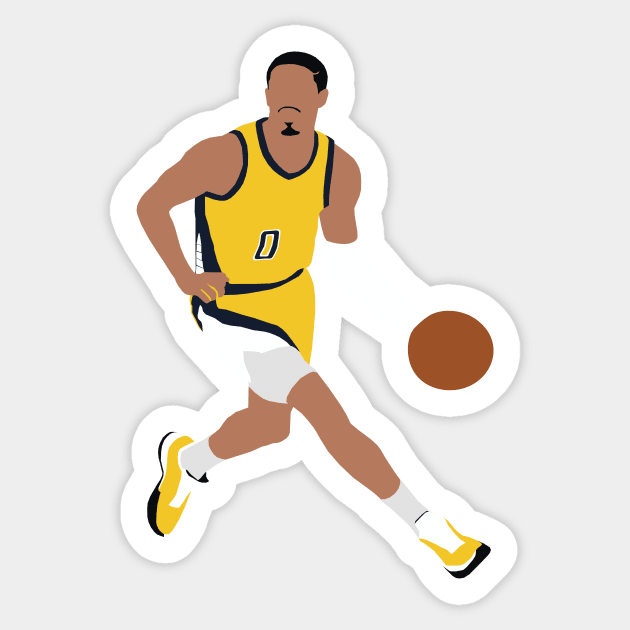 Tyrese Haliburton Pacers Sticker by xRatTrapTeesx